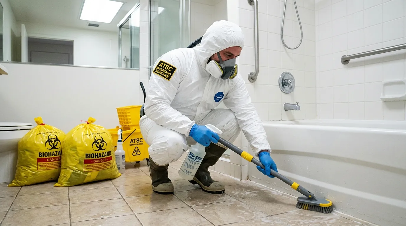 Decontamination equipment deployed for Blood Cleanup in Gifford